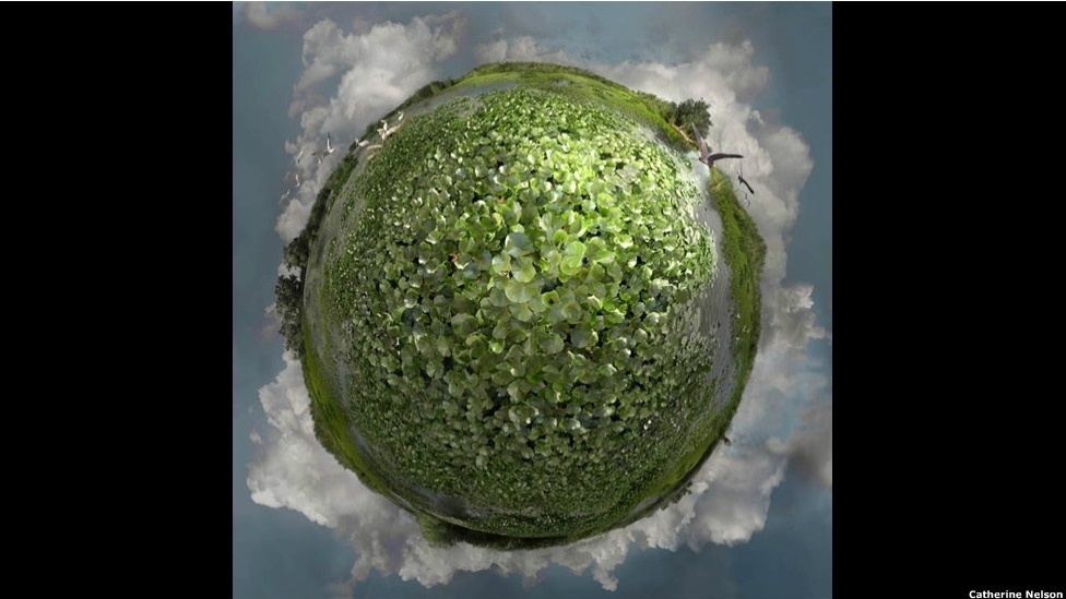 4.nov.2012 - A artista visual australiana Catherine Nelson, que trabalhou com efeitos especiais nos filmes da série "Harry Potter", cria planetas fantásticos em suas obras - Catherine Nelson