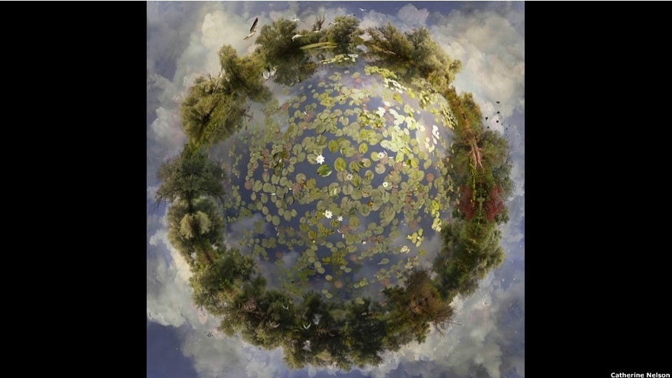 4.nov.2012 - A artista visual australiana Catherine Nelson, que trabalhou com efeitos especiais nos filmes da série "Harry Potter", cria planetas fantásticos em suas obras - Catherine Nelson