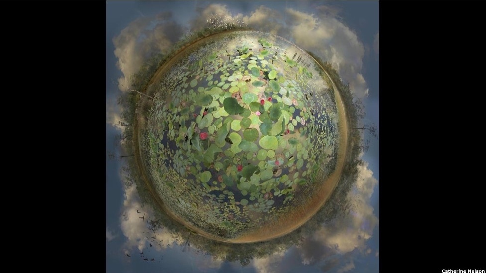 A artista visual australiana Catherine Nelson, que trabalhou com efeitos especiais nos filmes da série "Harry Potter", cria planetas fantásticos em suas obras - Catherine Nelson