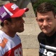 05.dez.2012 - Vitor Belfort e Michael Bisping se encontram pela primeira vez antes de fazerem a luta principal do UFC SP em janeiro - Reprodução/Twitter/Vitor Belfort