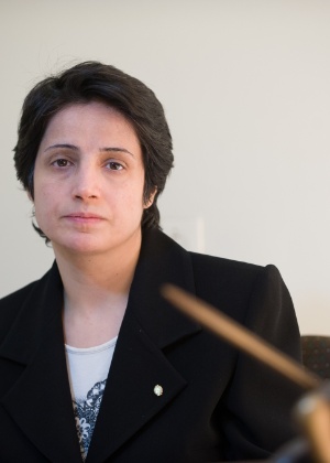 A ativista iraniana Nasrin Sotoudeh,  acusada de difamar o governo iraniano - Arash Ashourina/AFP - 1º.nov.2008