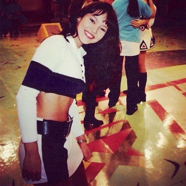 5.dez.2012 - Geovanna Tominaga publica foto da época em que era angeliquete