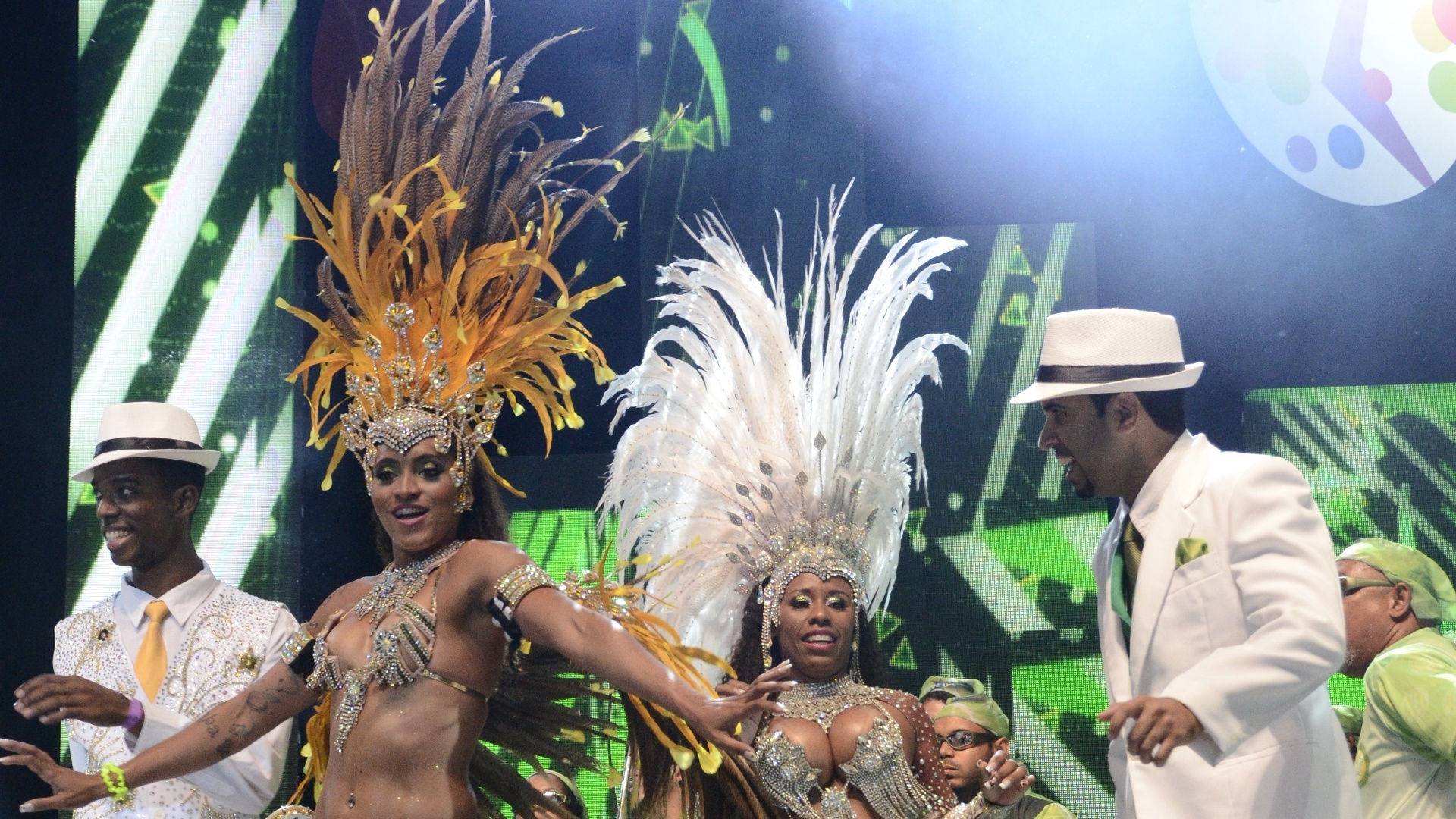 A ordem da gravação seguiu a mesma de apresentação da Apoteose (4/12/12) - TV Globo/ Reprodução