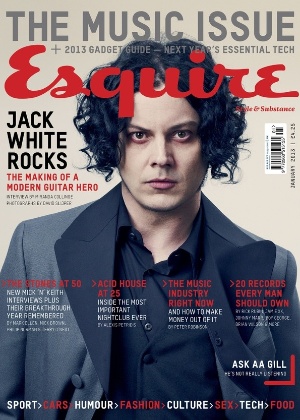 Jack White é capa da edição de janeiro da revista "Esquire" - Reprodução/Esquire