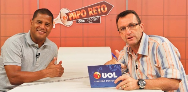Marcelinho Carioca foi o convidado do Papo Reto, apresentado pelo ex-jogador Neto - Leandro Moraes/UOL