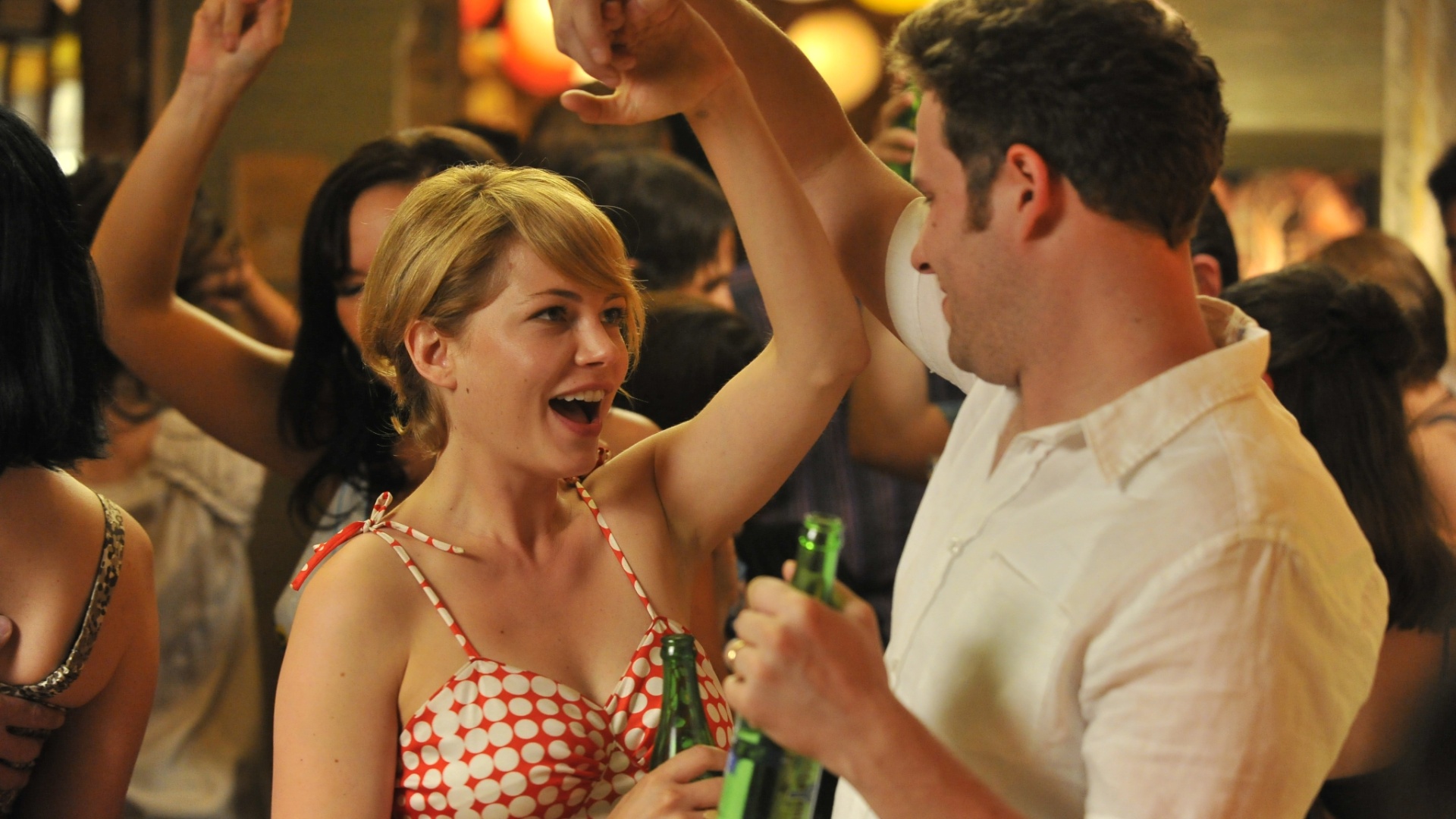 6.dez.2012 - Cena do filme "Entre o Amor e a Paixão", de Sarah Polley, estrelado por Michelle Williams e Seth Rogen - Divulgação / Califórnia Filmes