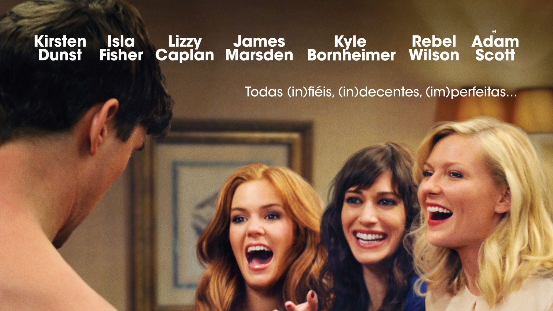 6.dez.2012 - Cartaz oficial do filme "Quatro Amigas e um Casamento", estrelado por Kirsten Durst - pôster nacional em português - Imagem Filmes / Divulgação