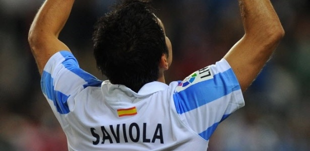 O experiente argentino Javier Saviola rescindiu contrato com Málaga, da Espanha - AFP PHOTO/ JORGE GUERRERO