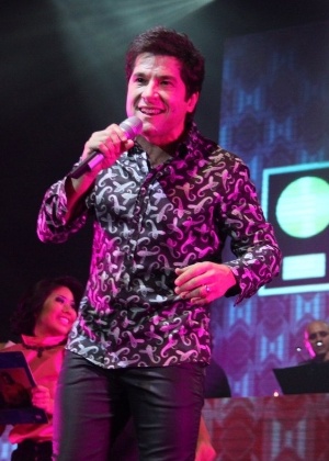 7.dez.2012 - Daniel canta no show "Daniel 30 anos - O Musical" no Rio de Janeiro. - Graça Paes/Foto Rio News