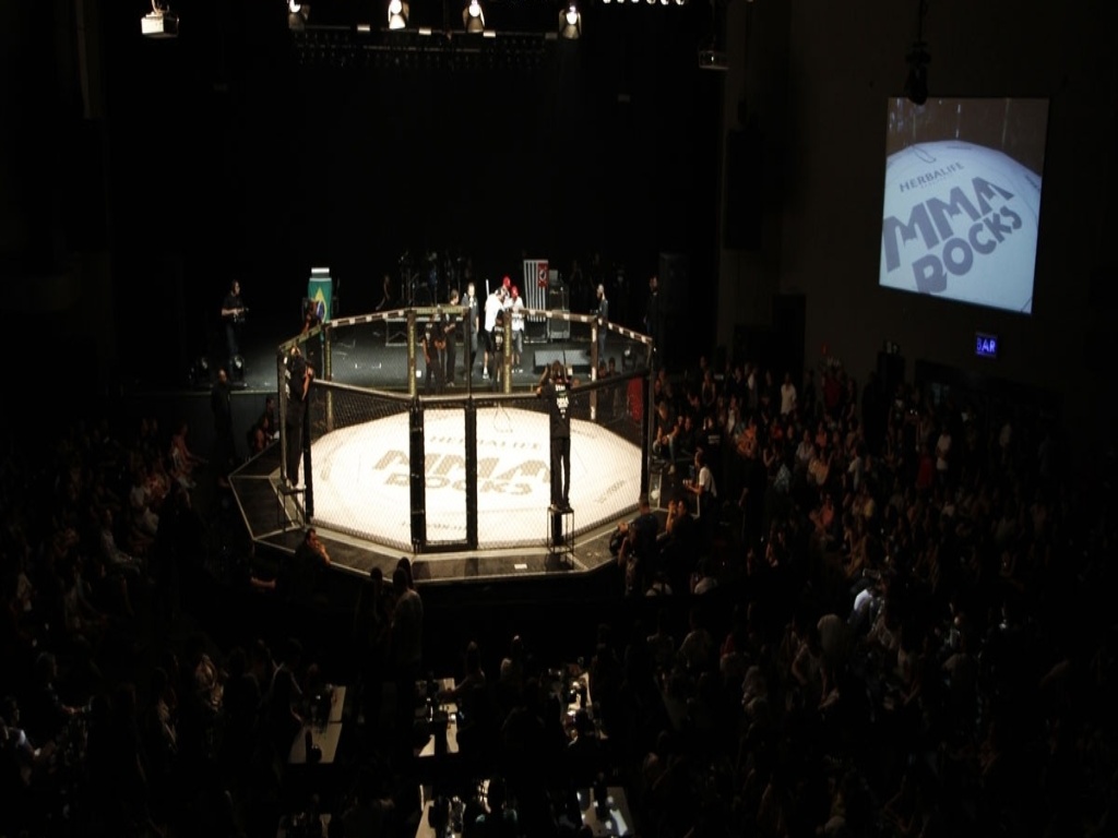 MMA com CPM22 e stand up - Taiz Dering/HSBC Brasil