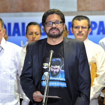 10.dez.2012 - Iván Márquez, um dos ex-líderes das Forças Armadas Revolucionárias da Colômbia (Farc) - Efe