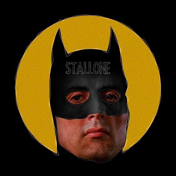 O ator Sylvester Stallone é transformado em Batman na série "We are Batman - Can a hero really be anyone?" (Nós Somos Batman - Pode Qualquer Um Ser um Herói?). Na série, o designer curitibano Butcher Billy transforma famosos no cavaleiro das trevas - Behance.net/ButcherBilly