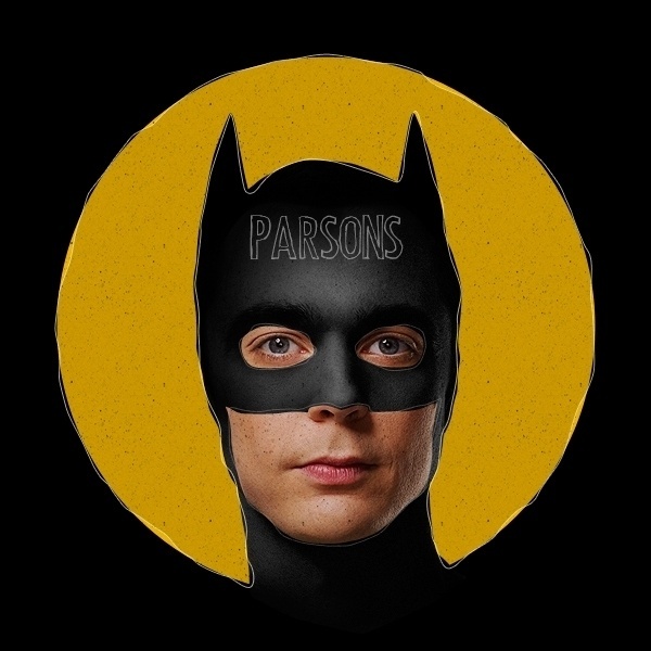 Protagonista da série "The Big Bang Theory", Jim Parsons é um dos Batmans da série "We are Batman - Can a hero really be anyone?" (Nós Somos Batman - Pode Qualquer Um Ser um Herói?). Na série, o designer curitibano Butcher Billy transforma famosos no cavaleiro das trevas - Behance.net/ButcherBilly