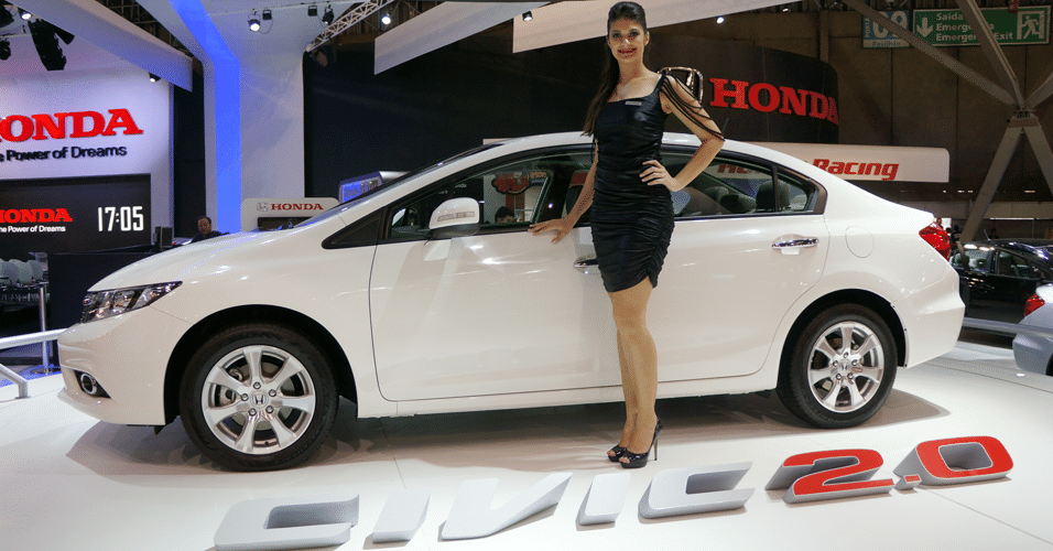 Honda Civic 2.0 foi revelado no Salão do Automóvel de São Paulo, em outubro - Eugênio Augusto Brito/UOL