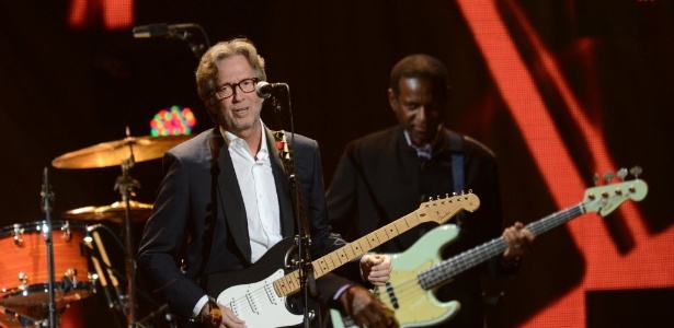 Eric Clapton durante apresentação no Madison Square Garden em 2012 - Don Emmert/AFP
