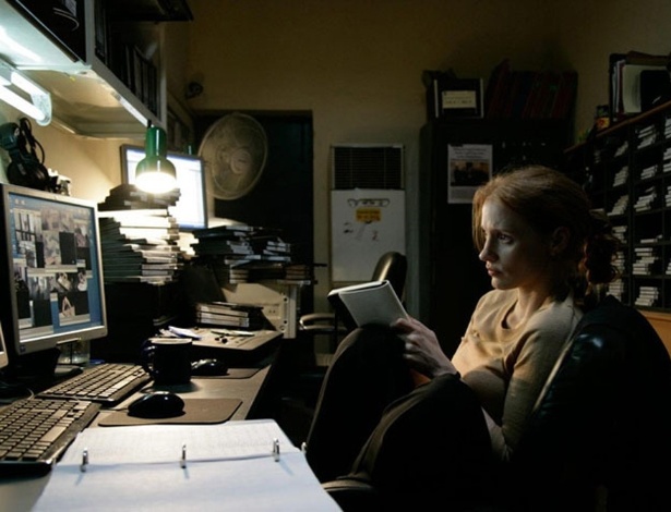 A atriz Jessica Chastain é uma jovem agente da CIA em "A Hora Mais Escura", de Kathryn Bigelow - Divulgação