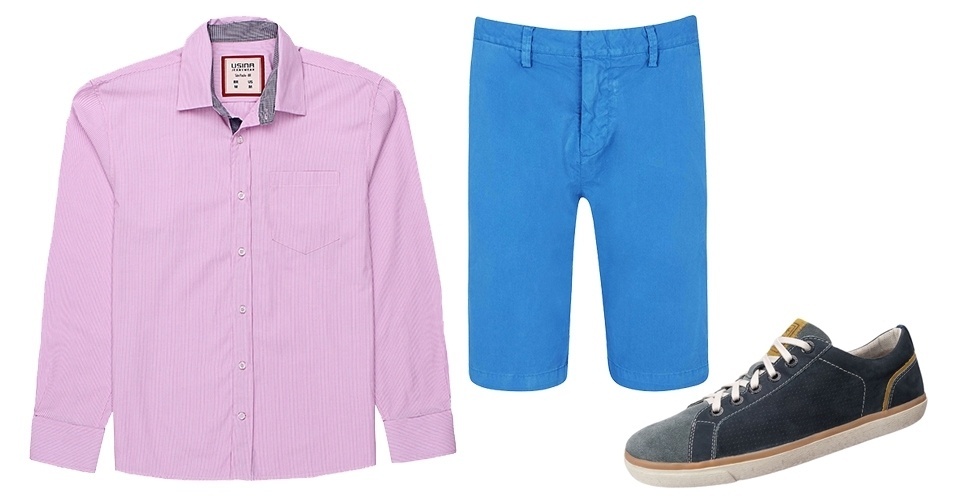 Uma combinação que dá certo para o verão é misturar cores claras com escuras, como o azul mais intenso e o rosa claro - Divulgação