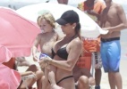 Priscila Freitas, a Miss Bumbum, vai à praia e faz alegria dos paparazzi - Gabriel Rangel/AgNews