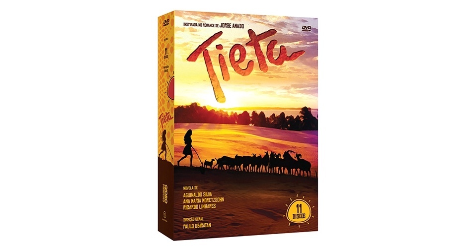Box da novela "Tieta", com 11 DVDs da adaptação da obra de Jorge Amado, que fez grande sucesso na televisão brasileira. R$ 164,90, da Globo Marcas (www.globomarcas.com.br). Preços consultados em dezembro de 2012 e sujeitos a alterações - Divulgação