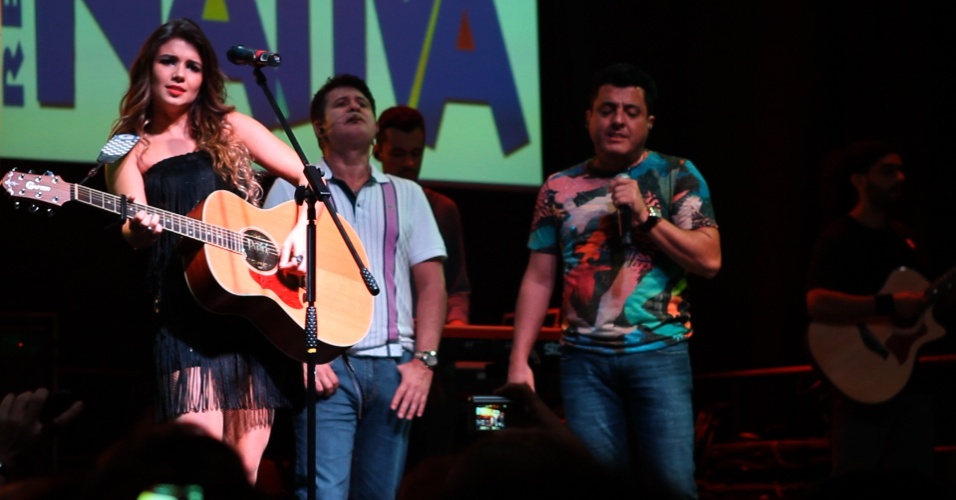 Paula Fernandes e Bruno & Marrone cantam juntos na Nativa FM