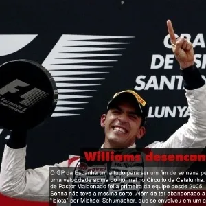 GP da Espanha: Williams desencanta, Senna não - Alberto Estévez/EFE