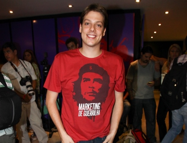 23.dez.2012 - O humorista Fabio Porchat no show de Stevie Wonder e Gilberto Gil no Imperator, Rio de Janeiro - Foto Rio News