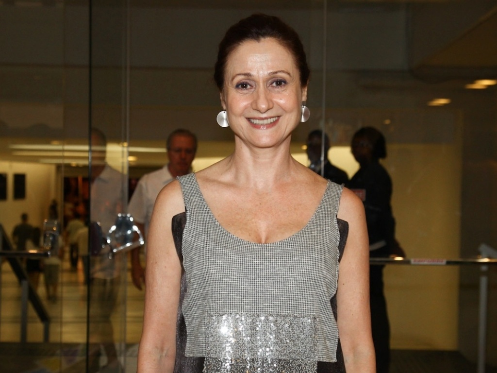 23.dez.2012 - Zezé Polessa no show de Stevie Wonder e Gilberto Gil no Imperator, Rio de Janeiro - Foto Rio News