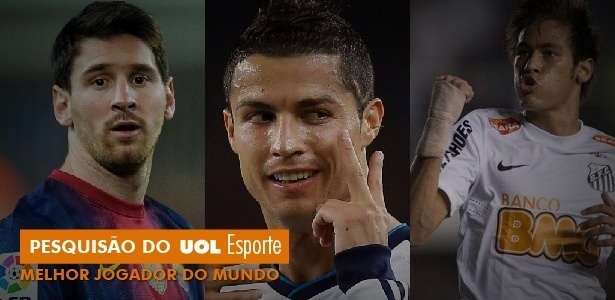 Messi, eleito o melhor do mundo de 2012 pelo UOL Esporte - Arte/UOL