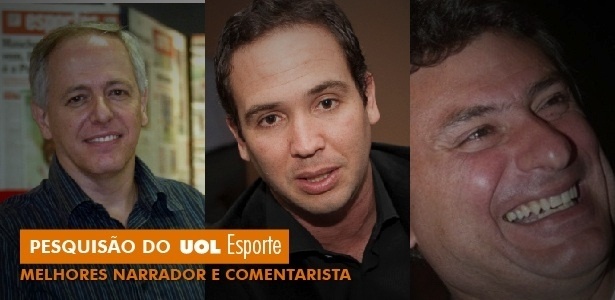 Jogadores brasileiros elegem melhores narradores e comentaristas do país - Arte/UOL