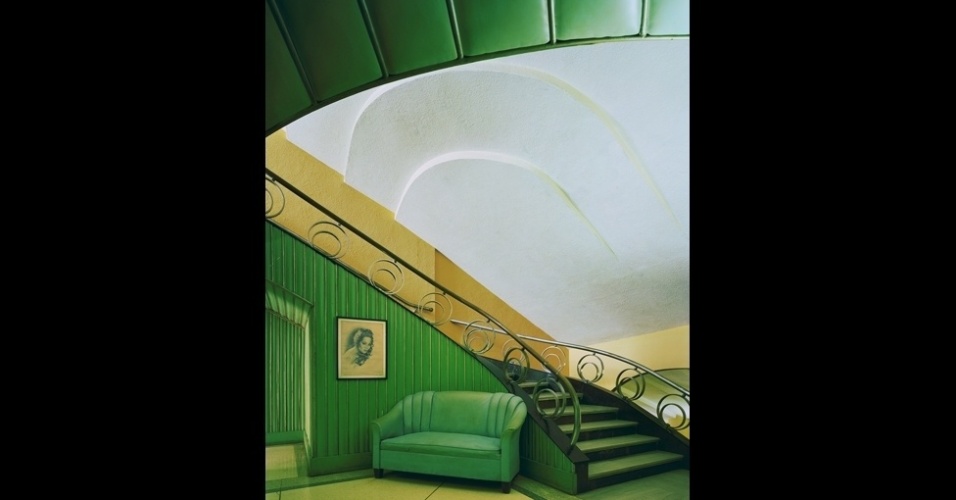 Para a galeria em Londres, a "técnica de longa exposição e uma lente grande angular captura um campo de visão realista, cores e luzes autênticas" (Imagem da BBC, usar apenas no respectivo material)  - Michael Eastman/BBC