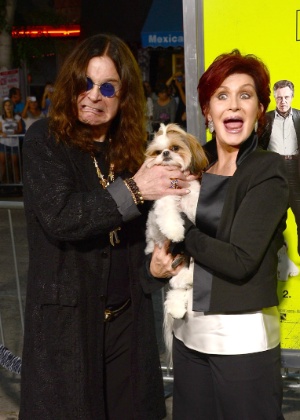 Ozzy e Sharon Osbourne durante a pré-estreia do filme "Seven Psychopaths", em outubro de 2012