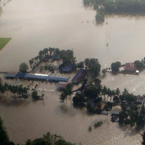 Tempestade tropical Wukong causou inundações na região de Iloilo (Filipinas) - Efe 
