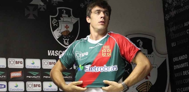 Goleiro Michel Alves foi um dos atletas que "comprou a ideia" de defender o Vasco - Marcelo Sadio/Vasco