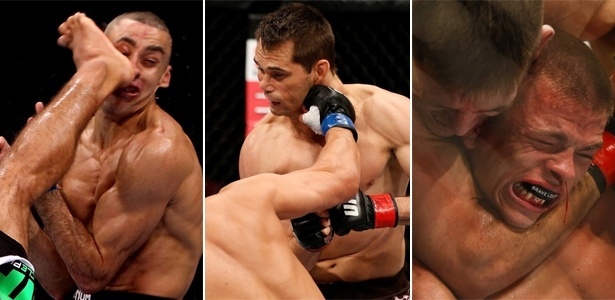 Temporada de 2012 dentro e fora do UFC teve show de vitórias arrasadoras no MMA - Arte/UOL