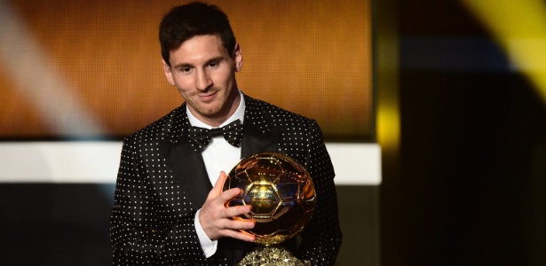 Lionel Messi Bola de Ouro da FIFA 10, 11 e 2012. Melhor Jogador do