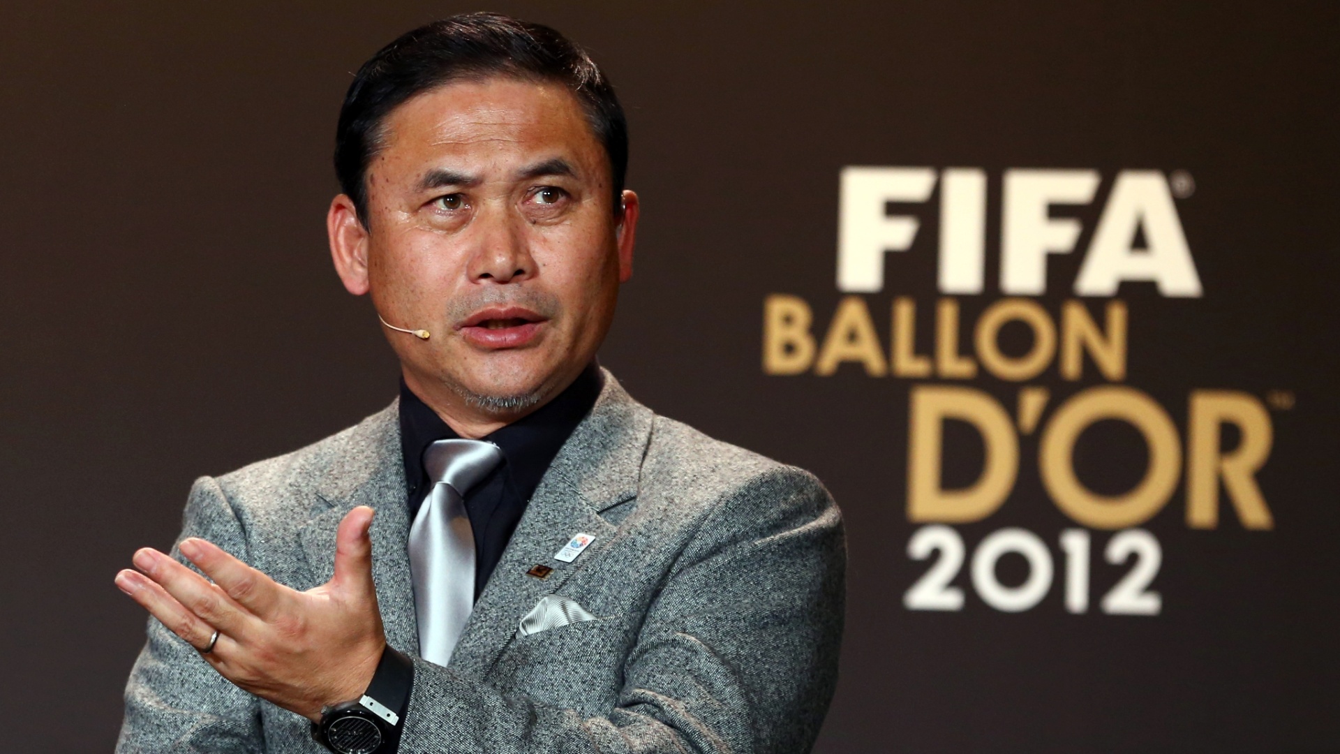 07.jan.2013- Técnico da seleção feminina do Japão, Nori Sasaki é um dos indicados ao prêmio de melhor técnico de 2012 - Christof Koepsel/Getty Images