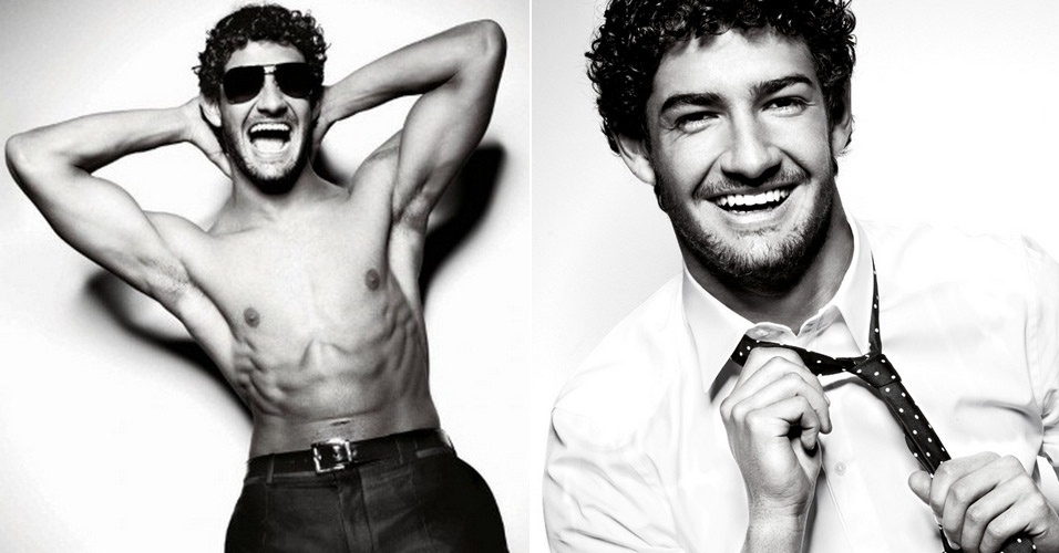 Alexandre Pato é fotografado para livro especial da Dolce & Gabanna sobre jogadores do Milan (2010) - Divulgação