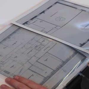 O PaperTab é um conceito de tablet flexível que ainda não tem previsão de ir ao mercado - Divulgação