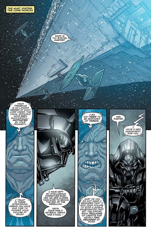 Conteúdo da edição número 1 de nova edição de "Star Wars", da Dark Comics - Reprodução/DarkHorseComics