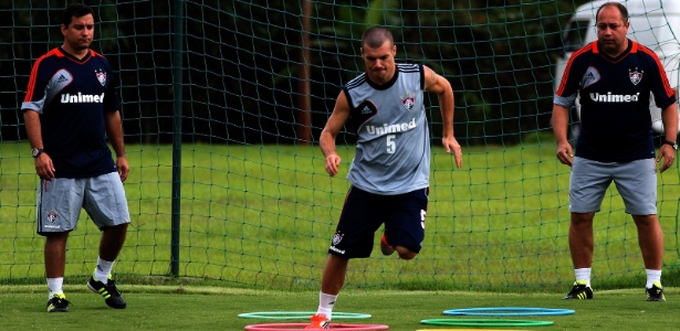 Meia Wagner fez várias atividades especiais durante a pré-temporada do Flu - Nelson Perez/Fluminense FC