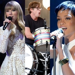 Taylor Swift, Black Keys e Rihanna são atrações do Grammy em 2013 - Fotomontagem/UOL