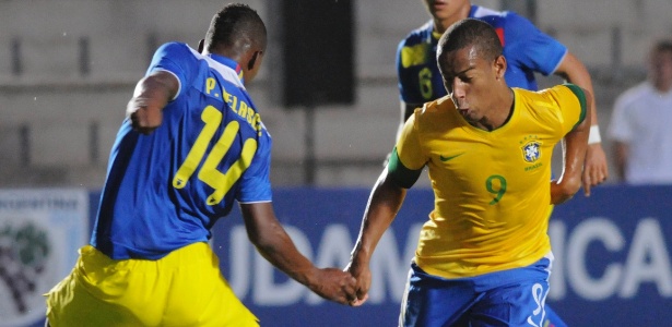 Na estreia, Brasil sub-20 empatou por 1 a 1 com o Equador graças a um gol contra - Marcos Garcia/AP