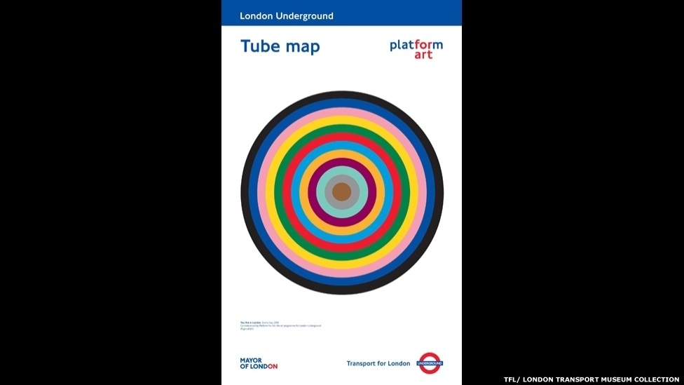 A exposição será aberta no Museu dos Transportes de Londres em fevereiro e fica em cartaz até outubro. Acima, o cartaz de Emma Kay, de 2006 - © TfL, coleção do Museu de Transportes de Londres