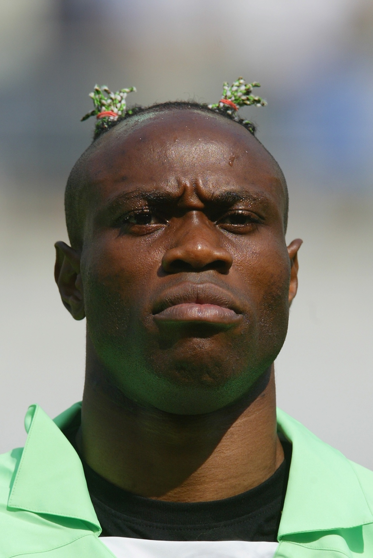 O nigeriano Taribo West e seu cabelo bastante peculiar alcançaram a nona posição na lista dos piores penteados do The Sun - Alex Livesey/Getty Images