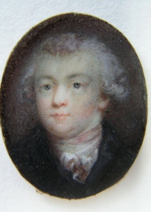 Retrato de Wolfgang Amadeus Mozart.do século 18