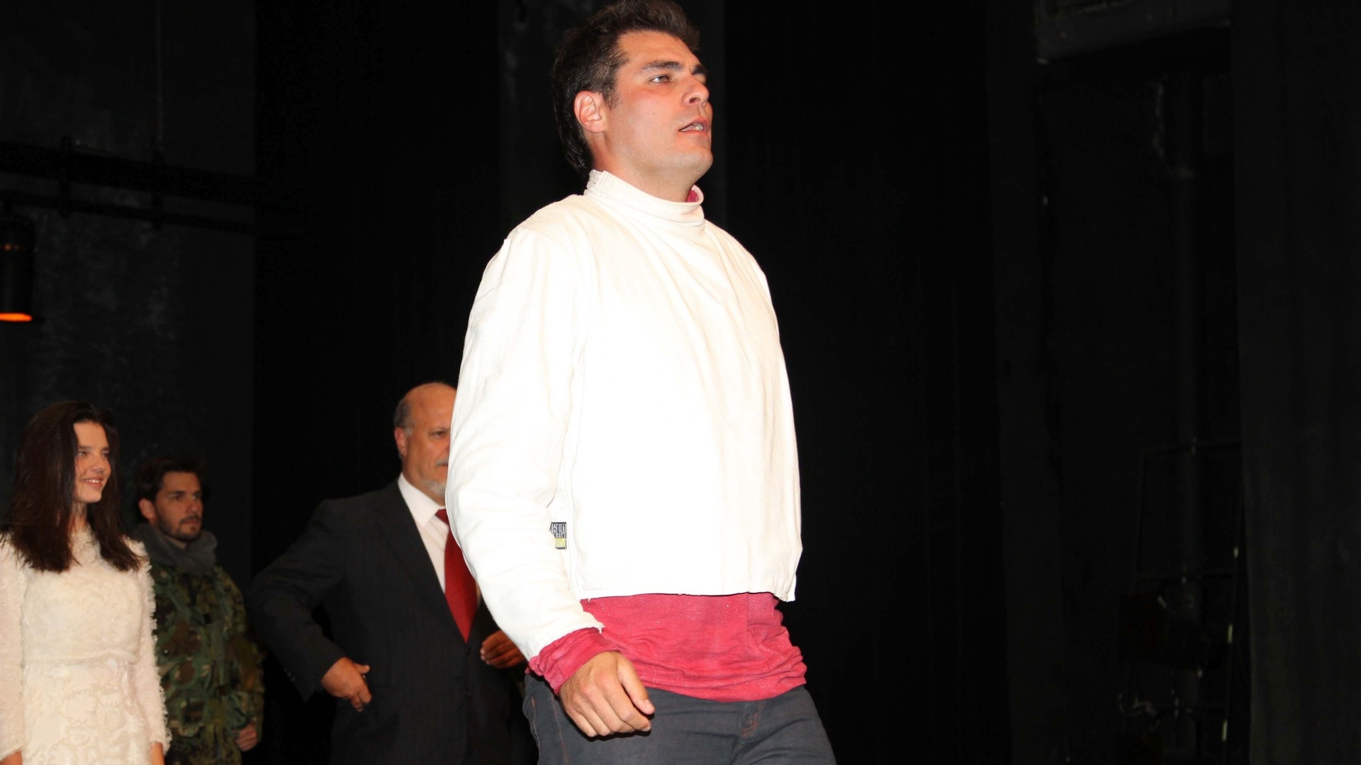 11.jan.2013 - A peça "Hamlet" reestreia no Teatro Tuca, em São Paulo, com Thiago Lacerda - Thiago Duran/AgNews