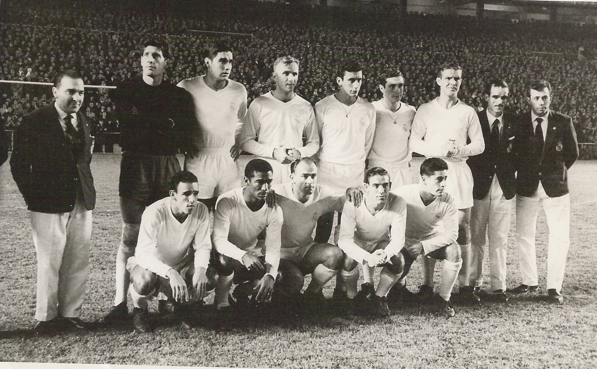 Mítico time do Real Madrid, de Puskas e Di Stefano, pentacampeão da Liga dos Campeões - Arquivo pessoal