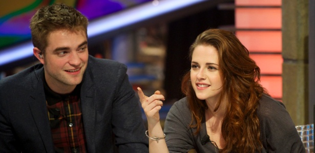 Robert Pattinson e Kristen Stewart participam do programa "O Formigueiro", em Madri, Espanha