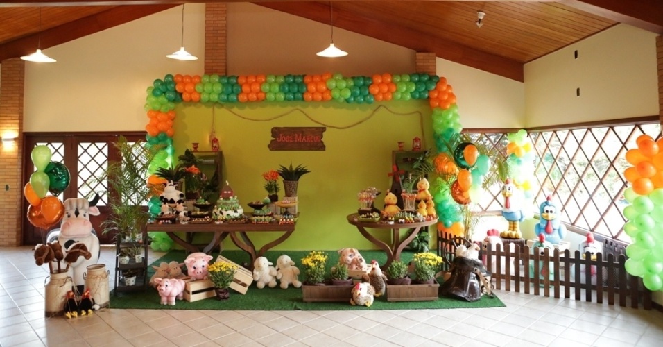16.jan.2013 - Detalhe da decoração da festa de José Marcus, filho de Wanessa, que teve como tema a fazenda