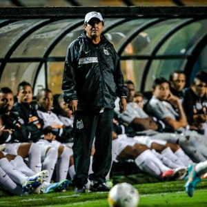 Muricy Ramalho orientando o Santos em campo; técnico já prevê série dura para a equipe - Leandro Moraes/UOL